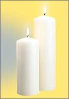 Ceremonial Pillar Candles - White-0