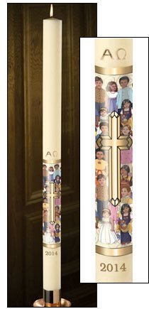 Children of the World Paschal Candle-0