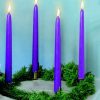Gold-Finish Advent Wreath & Candle Set (3 Color Options)-0