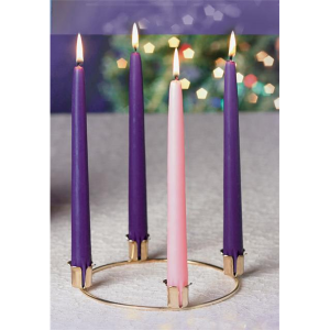 6" Home Advent Ring & Candle Set-0
