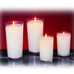 3-Day 51% Beeswax Glass Votives - 12/box-0