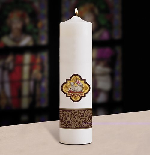 Christ Candle, Pillar, Agnus Dei-0