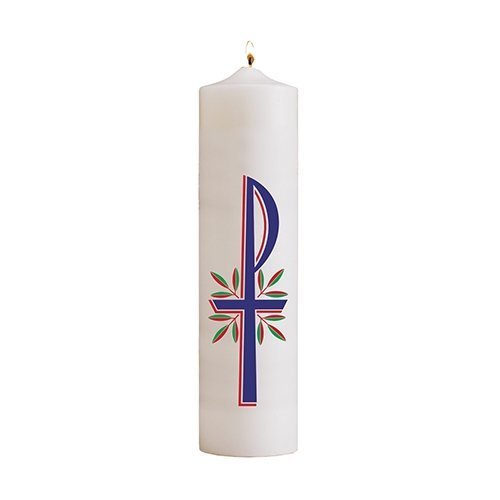 Christ Candle, Pillar, Chi Rho-0